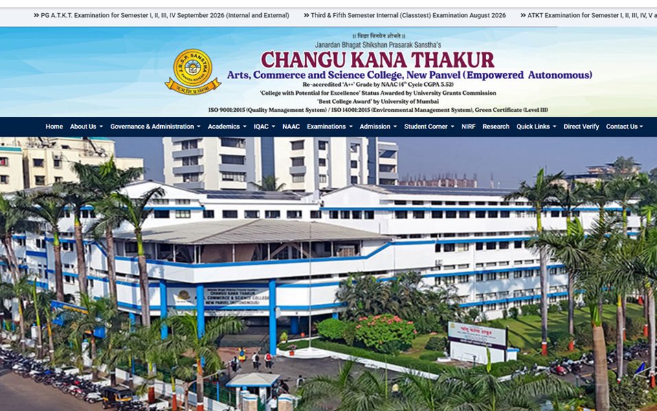 CK Thakur College website